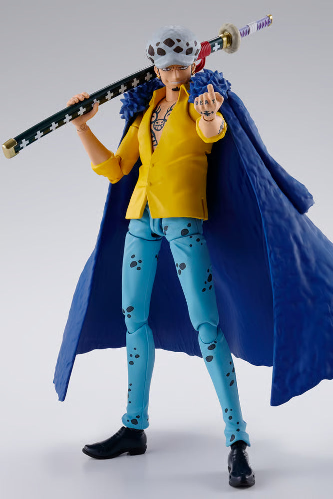S.H.FIGUARTS ONE PIECE - TRAFALGAR LAW (THE RAID ON ONIGASHIMA) ACTION FIGURE BY BANDAI TAMASHII