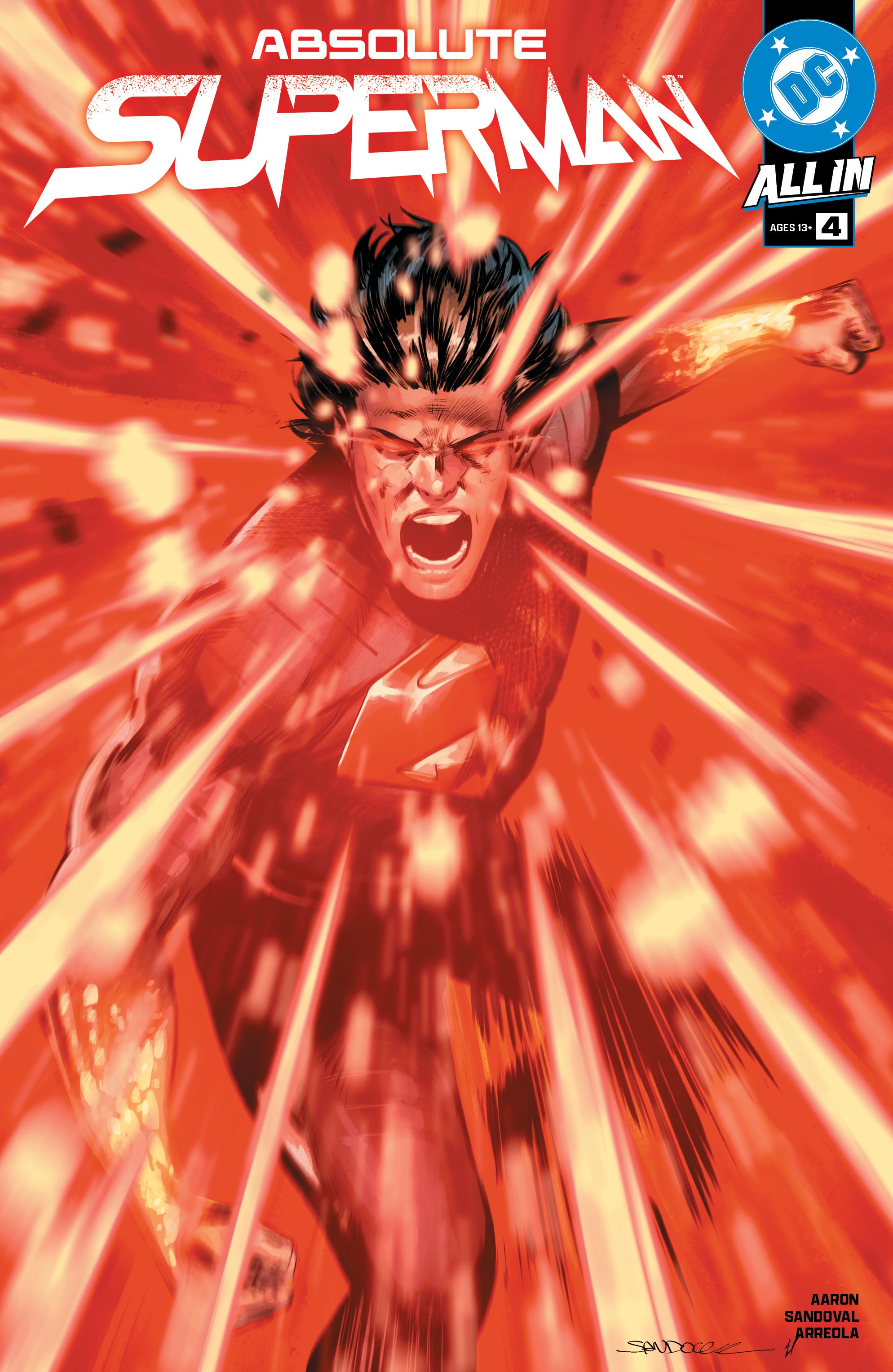 Absolute Superman #4 Cvr A by Rafa Sandoval English Limited Edition for MENA region
