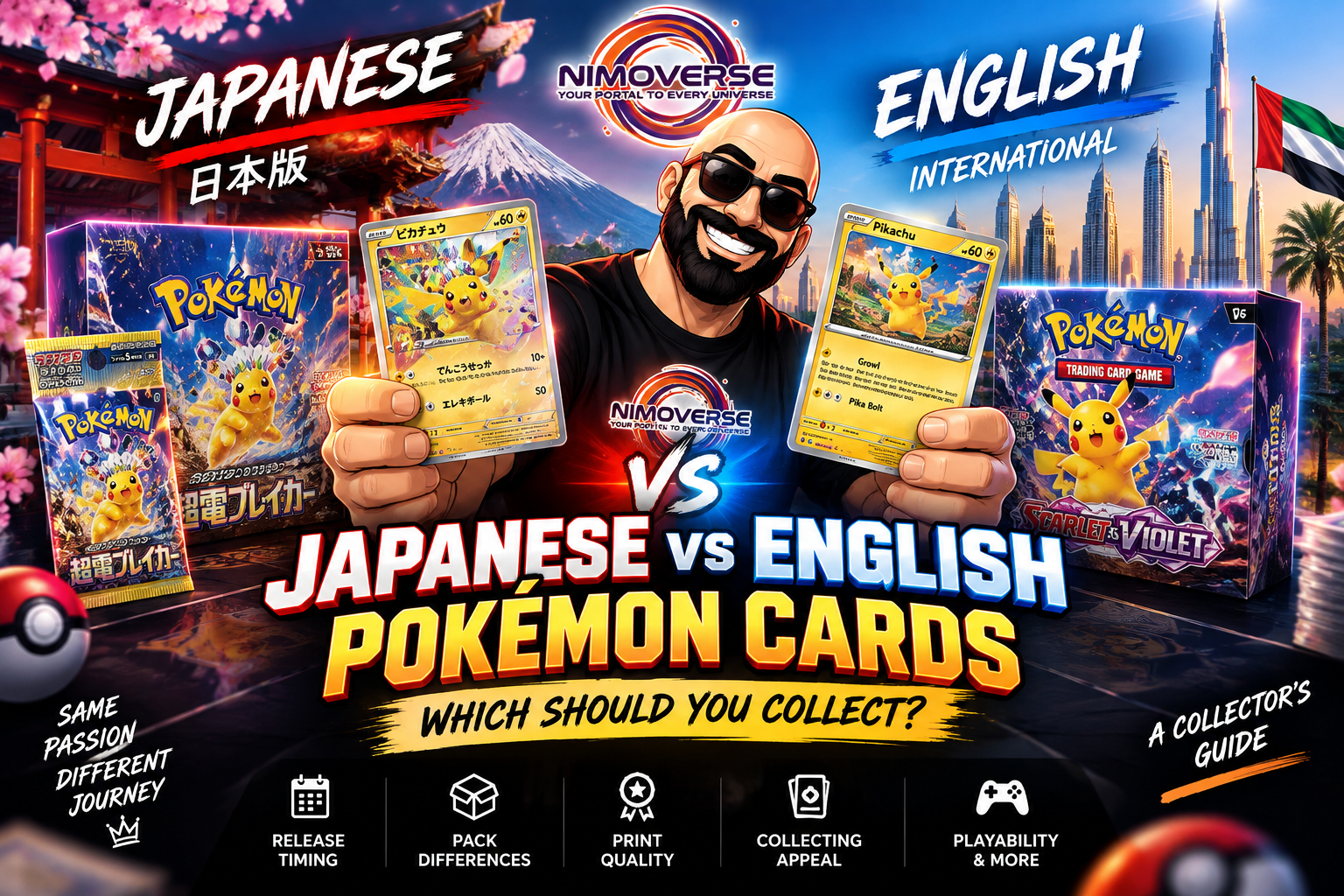 Japanese vs English Pokémon Cards: Which Should You Collect?