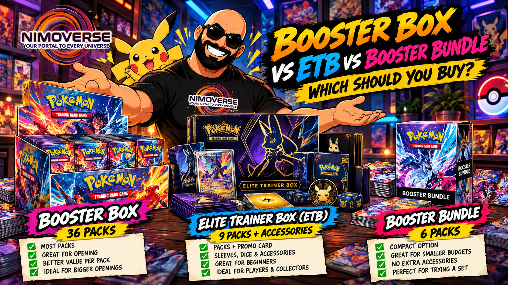 Pokémon Booster Box vs ETB vs Booster Bundle: Which Should You Buy?