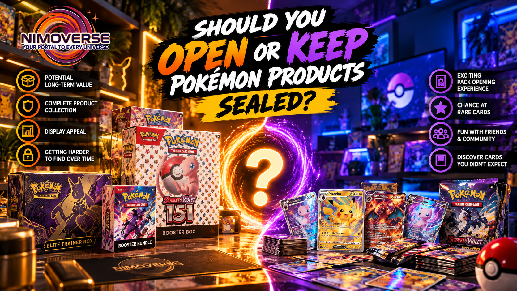 Should You Open Pokémon Products or Keep Them Sealed?