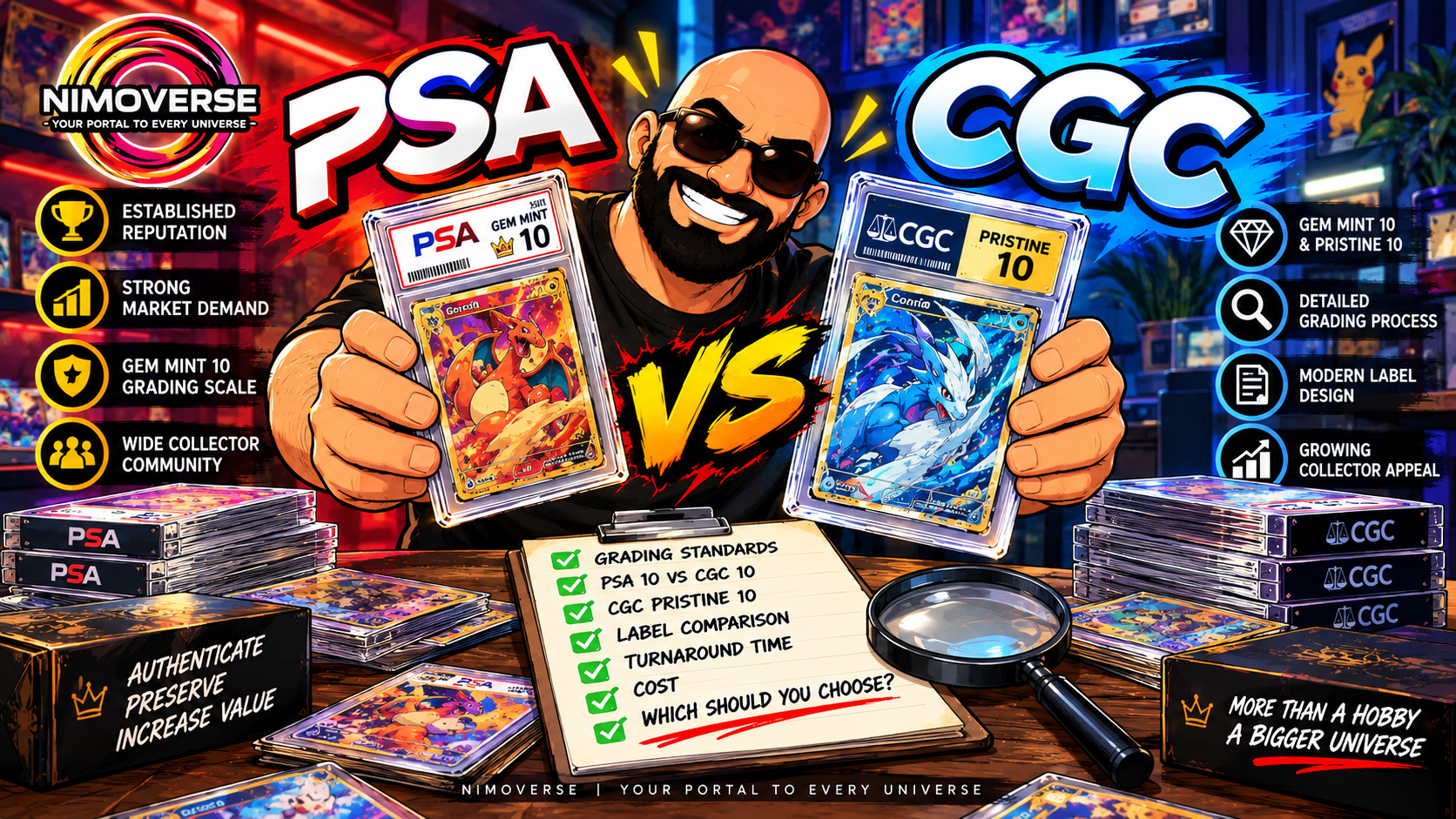 PSA vs CGC: Which Card Grading Company Should You Choose?