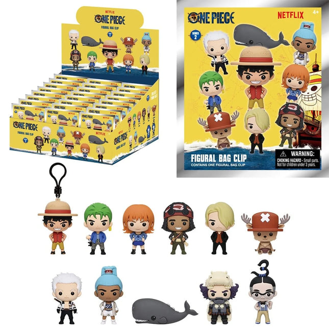 Monogram: One Piece Netflix 3D Foam Bag Clip (Series 2) - Blind box