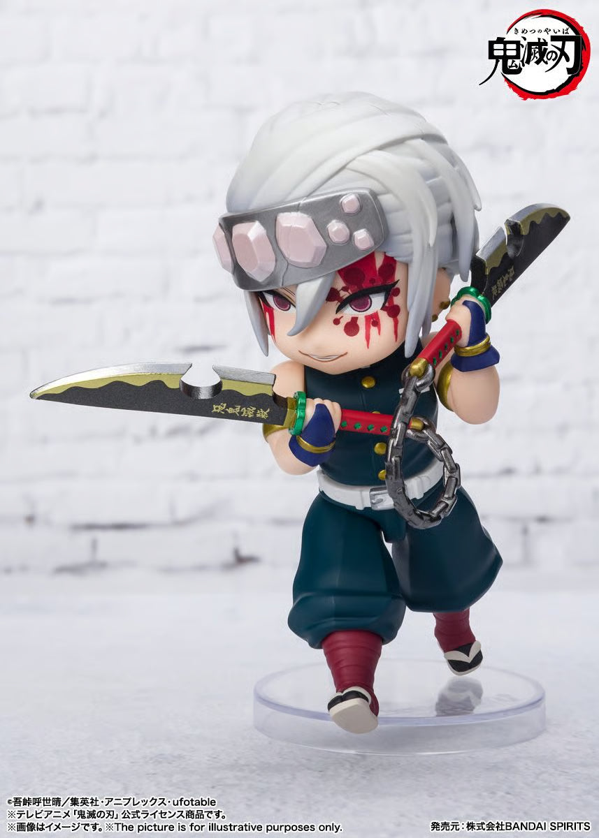 FIGUARTS MINI DEMON SLAYER - TENGEN UZUI (SOUND BREATHING) ACTION FIGURE BY BANDAI TAMASHII