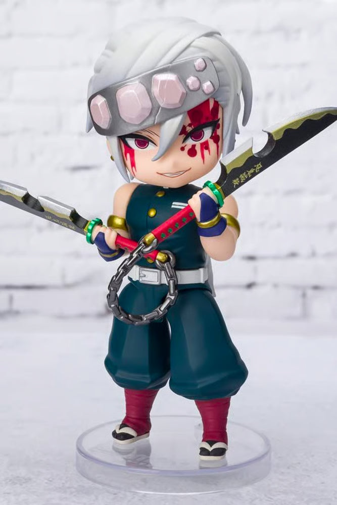 FIGUARTS MINI DEMON SLAYER - TENGEN UZUI (SOUND BREATHING) ACTION FIGURE BY BANDAI TAMASHII