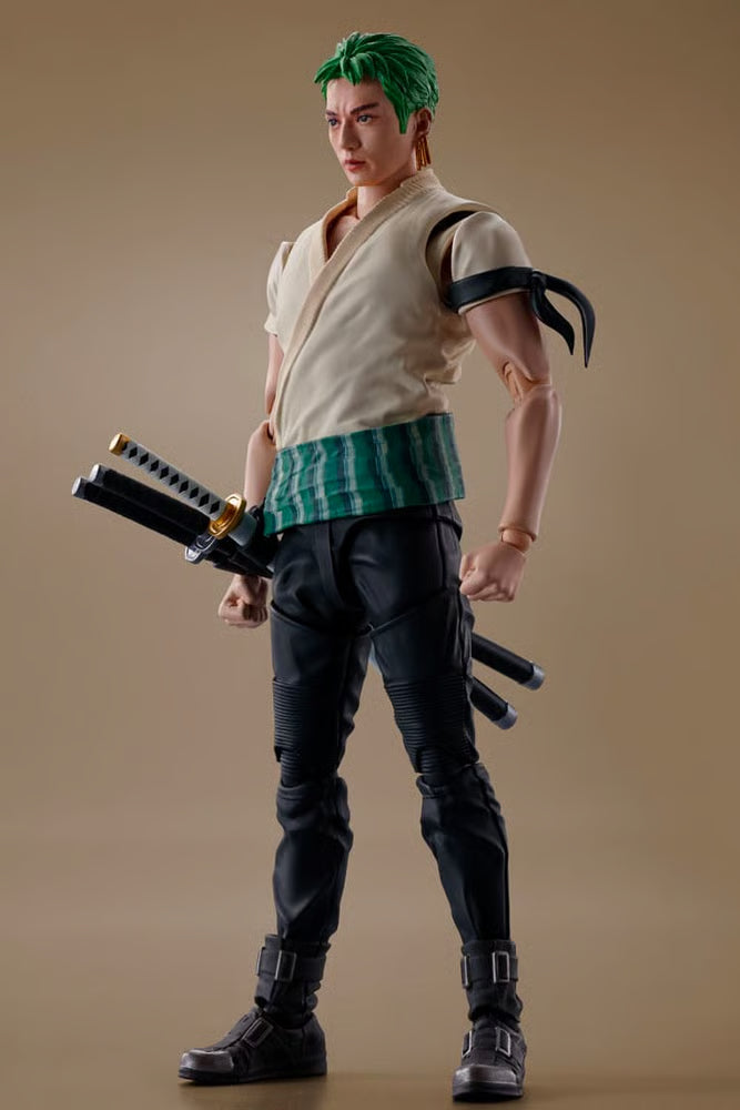 S.H.FIGUARTS ONE PIECE: A NETFLIX SERIES - RORONOA ZORO ACTION FIGURE BY BANDAI TAMASHII