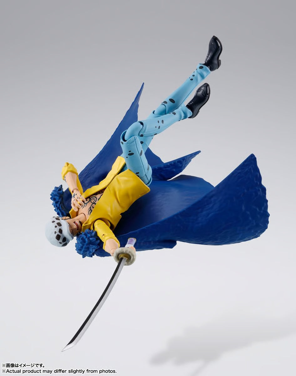 S.H.FIGUARTS ONE PIECE - TRAFALGAR LAW (THE RAID ON ONIGASHIMA) ACTION FIGURE BY BANDAI TAMASHII