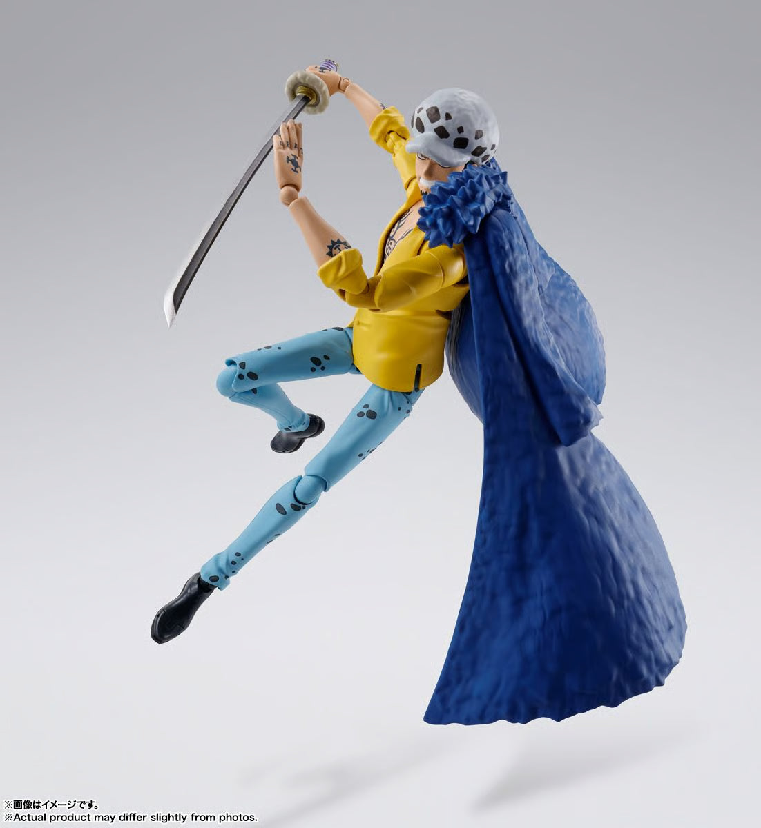 S.H.FIGUARTS ONE PIECE - TRAFALGAR LAW (THE RAID ON ONIGASHIMA) ACTION FIGURE BY BANDAI TAMASHII