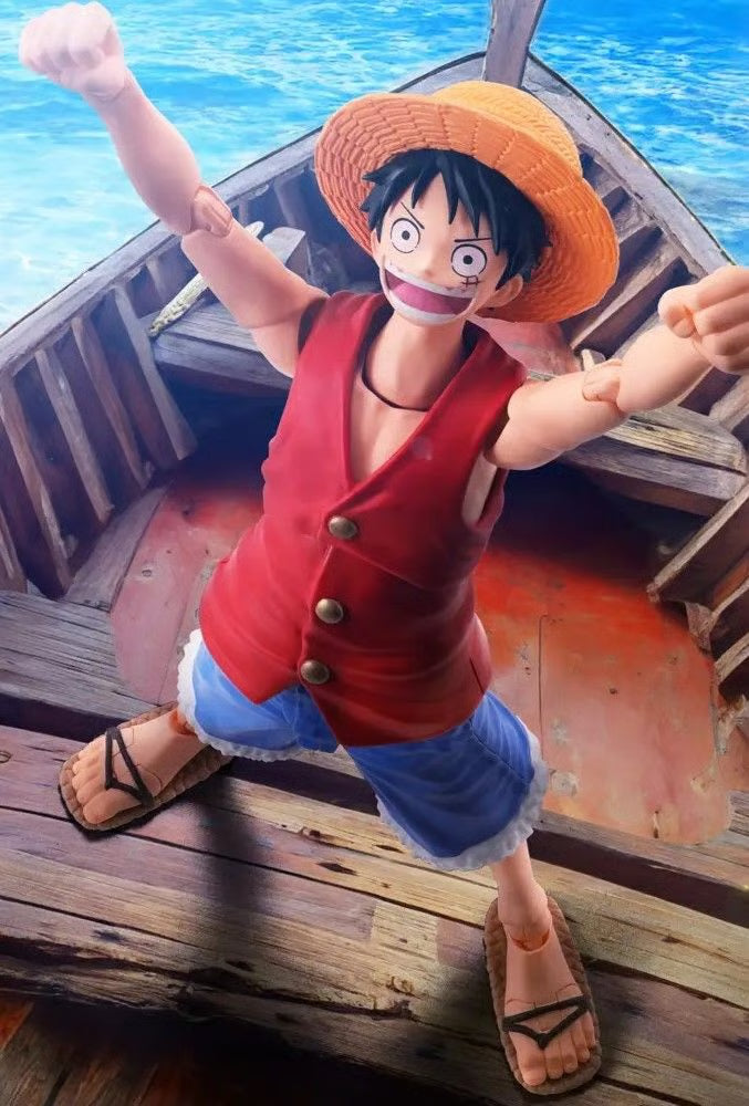 S.H.FIGUARTS MONKEY D. LUFFY – ROMANCE DAWN 1/12 SCALE ACTION FIGURE BY BANDAI TAMASHII