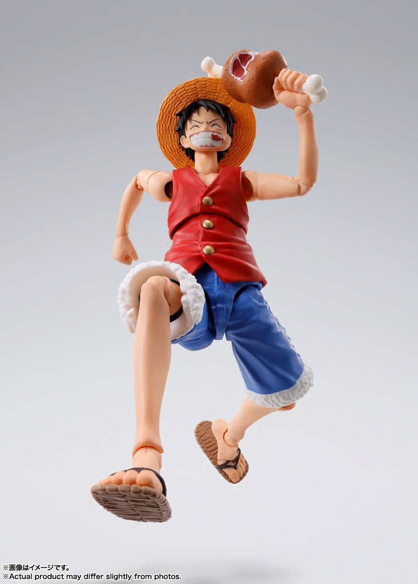 S.H.FIGUARTS MONKEY D. LUFFY – ROMANCE DAWN 1/12 SCALE ACTION FIGURE BY BANDAI TAMASHII