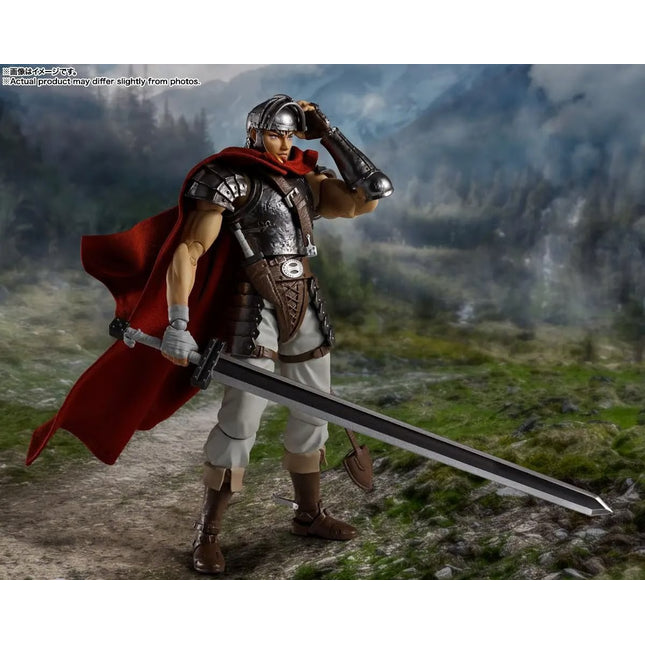 S.H.FIGUARTS BERSERK - GUTS (BAND OF THE HAWK) 1/12 SCALE ACTION FIGURE BY BANDAI TAMASHII