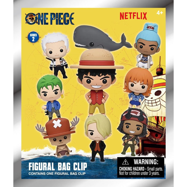Monogram: One Piece Netflix 3D Foam Bag Clip (Series 2) - Blind box