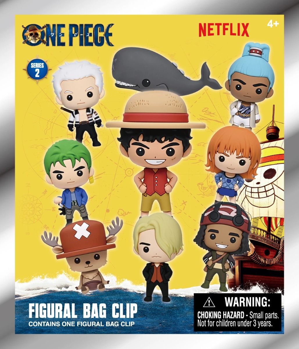 Monogram: One Piece Netflix 3D Foam Bag Clip (Series 2) - Blind box