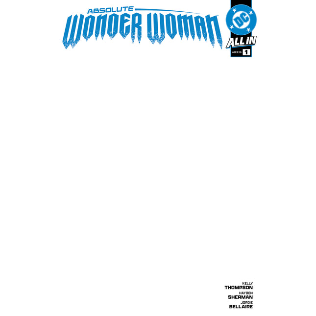 Absolute Wonder Woman #1 Blank Variant English