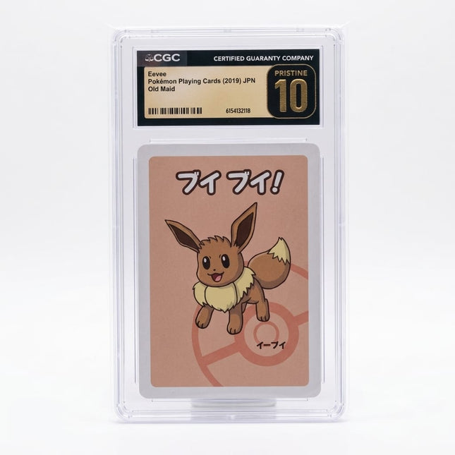 Eevee Old Maid Pokemon Playing Cards JP - CGC Pristine 10