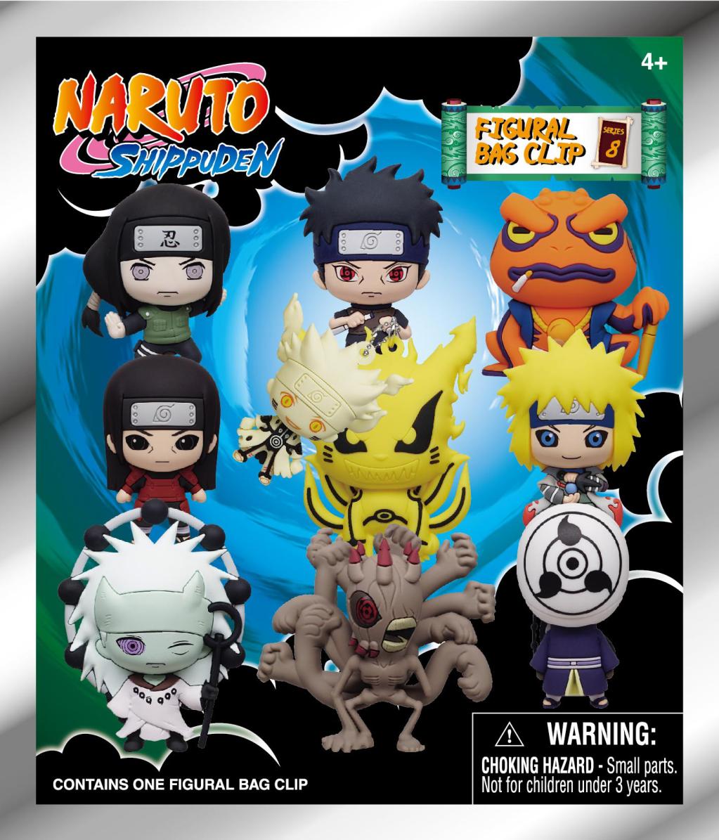 Monogram: Naruto Shippuden 3D Foam Bag Clip (Series 8) - Blind box