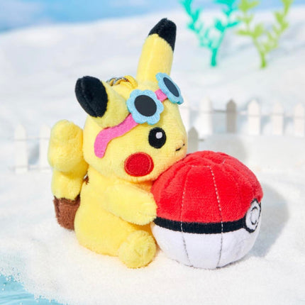 Olive Young x Pokemon - Sunglasses Pikachu Plush Keychain