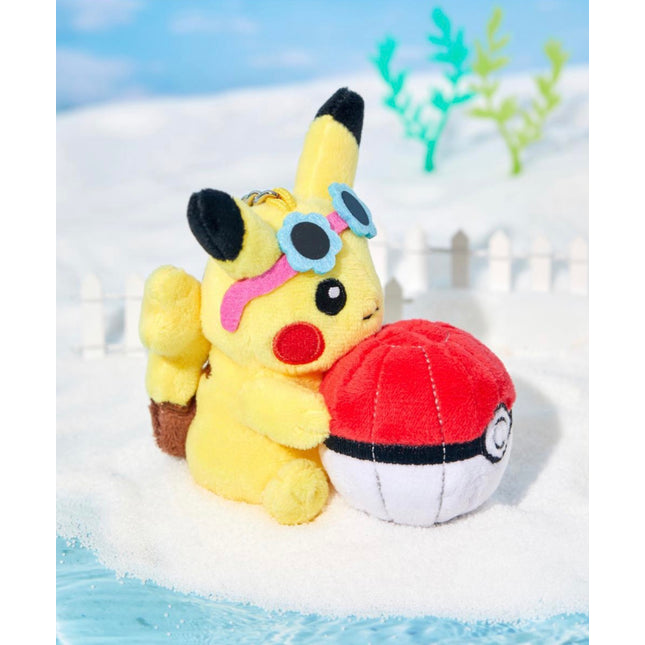Olive Young x Pokemon - Sunglasses Pikachu Plush Keychain