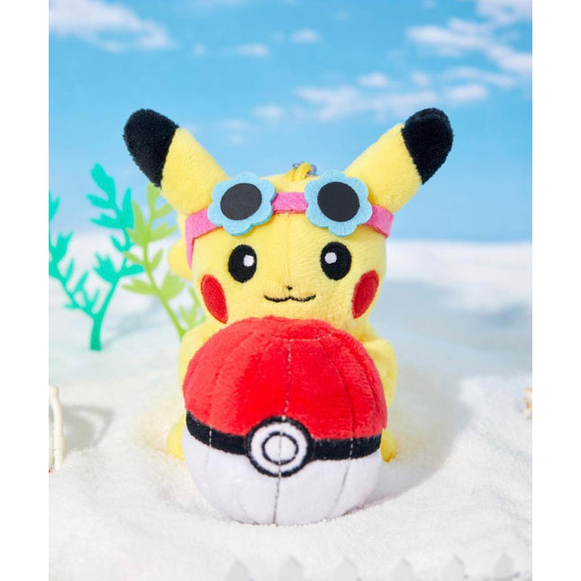 Olive Young x Pokemon - Sunglasses Pikachu Plush Keychain