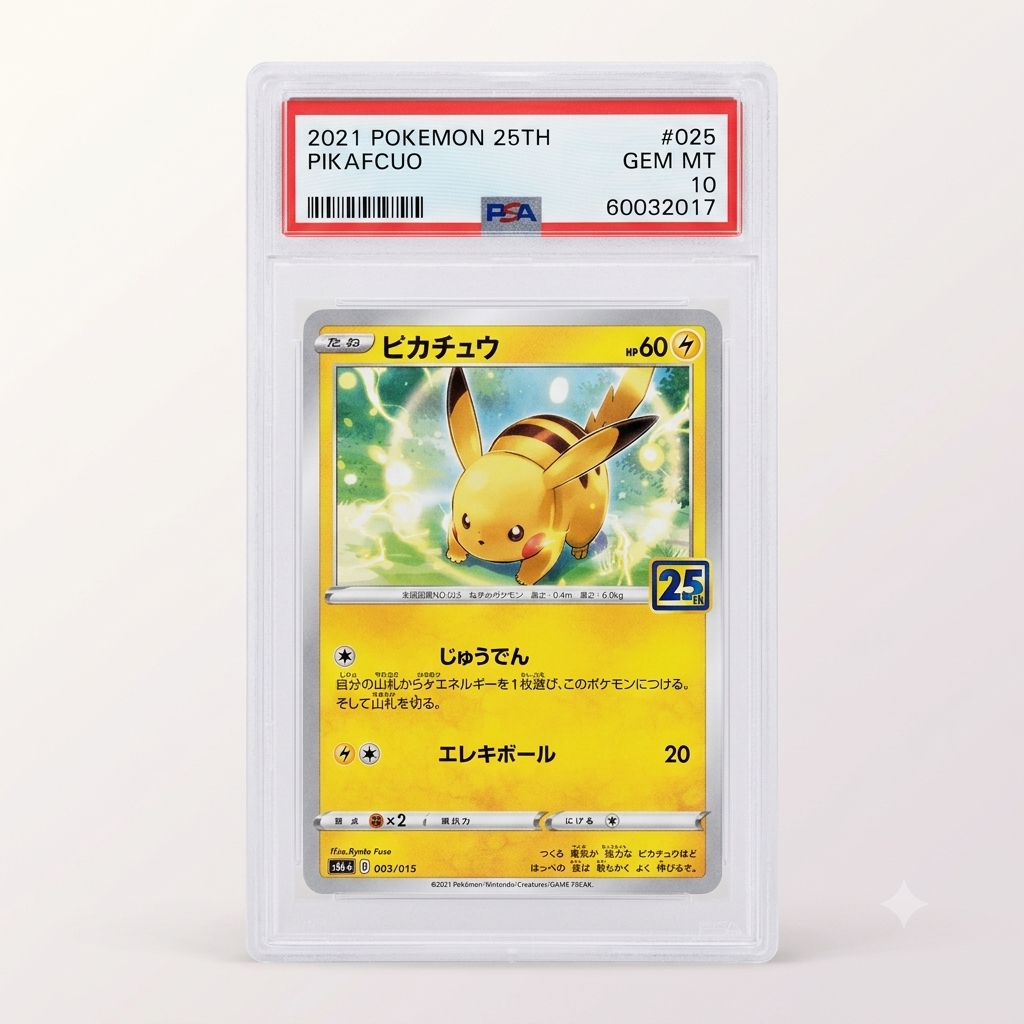 PSA 10 Pikachu 003/015 - 25th Anniversary Golden Box 2021 JP