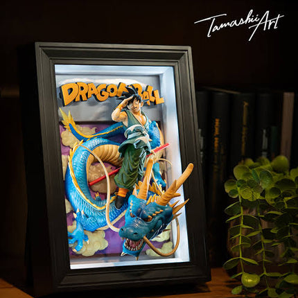 Dragon Ball - Tamashii Art Framed Statue Son - Goku & Dragon