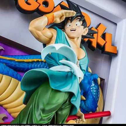 Dragon Ball - Tamashii Art Framed Statue Son - Goku & Dragon
