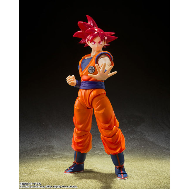 S.H. Figuarts - Dragon Ball Super - Super Saiyan God Son Goku (Saiyan God of Virtue) - 1/12 Scale PVC Action Figure