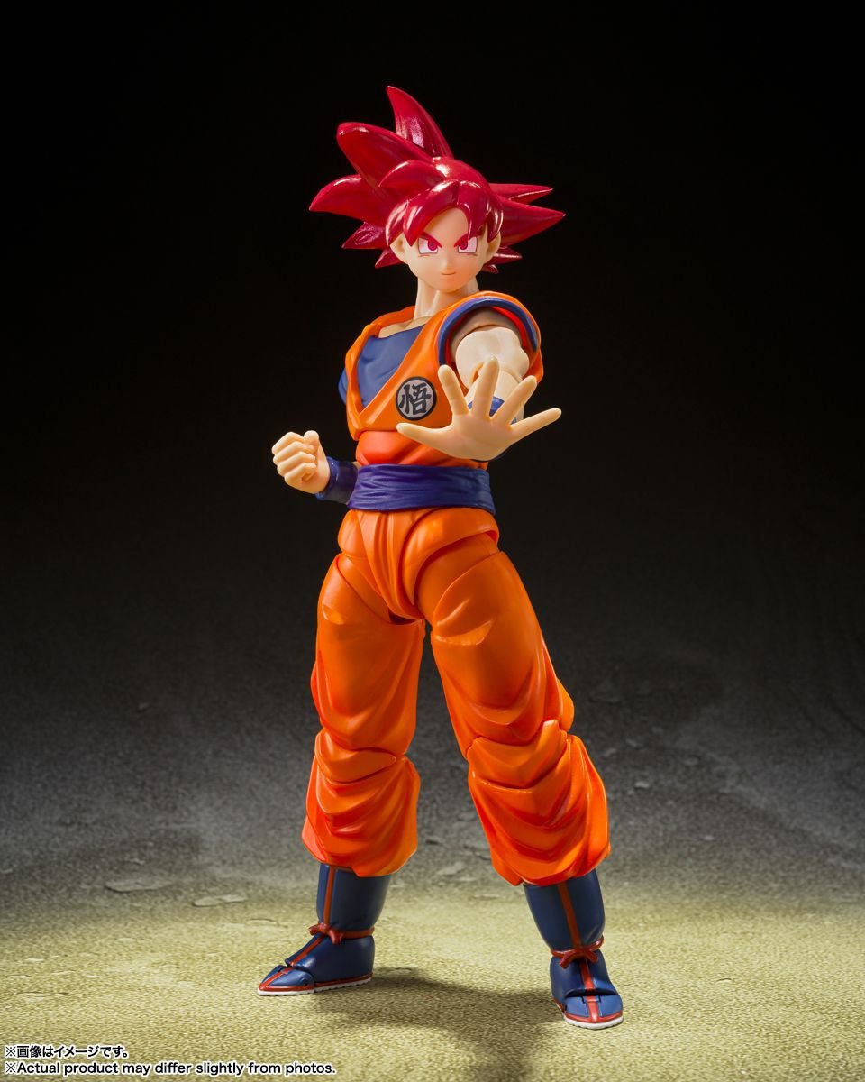 S.H. Figuarts - Dragon Ball Super - Super Saiyan God Son Goku (Saiyan God of Virtue) - 1/12 Scale PVC Action Figure