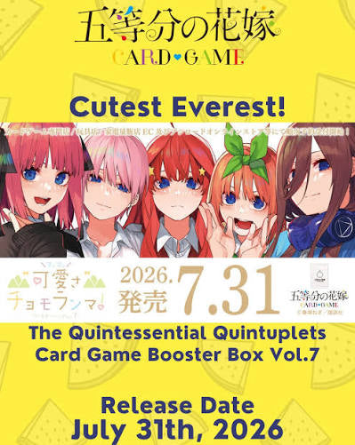Quintessential Quintuplets Card Game Vol. 7 Cutest Everest - Booster Box (JP)