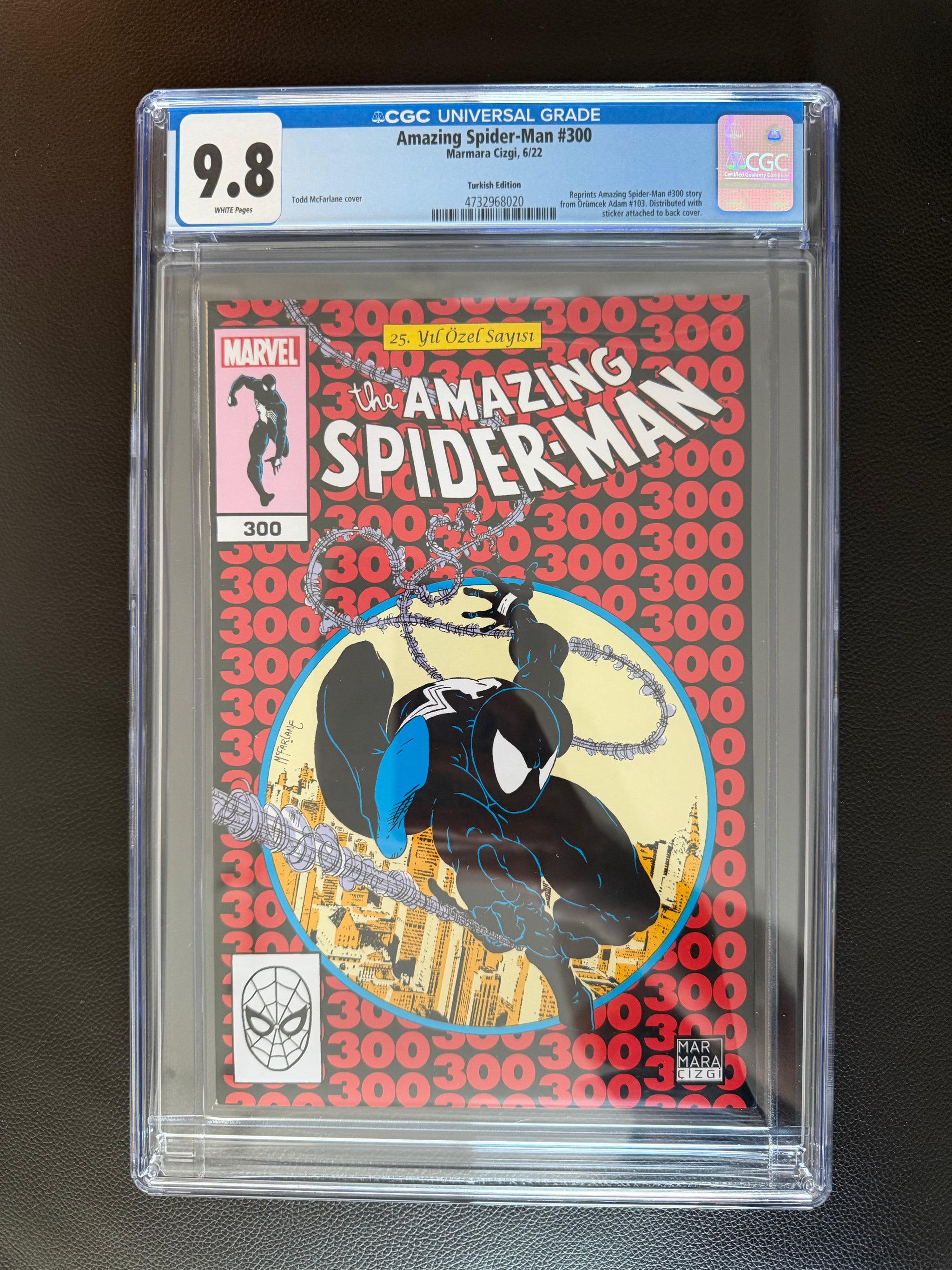 Amazing Spider-Man #300 Turkish Edition CGC 9.8 – First Full Appearance of Venom