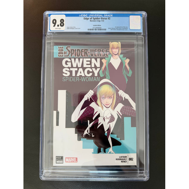 Edge of Spider-Verse #2 Turkish Edition CGC 9.8 – First Appearance of Spider-Gwen (Ghost-Spider)