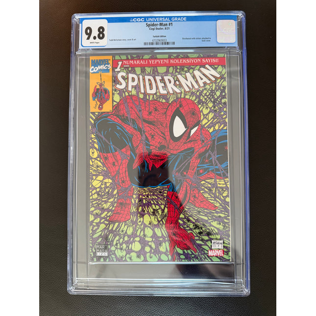 Spider-Man #1 (McFarlane) Turkish Edition CGC 9.8 – Todd McFarlane Story, Cover & Art