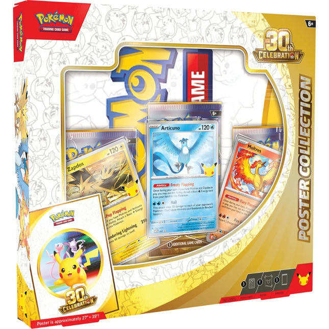 Pokémon TCG: 30th Celebration Poster Collection – Legendary Birds