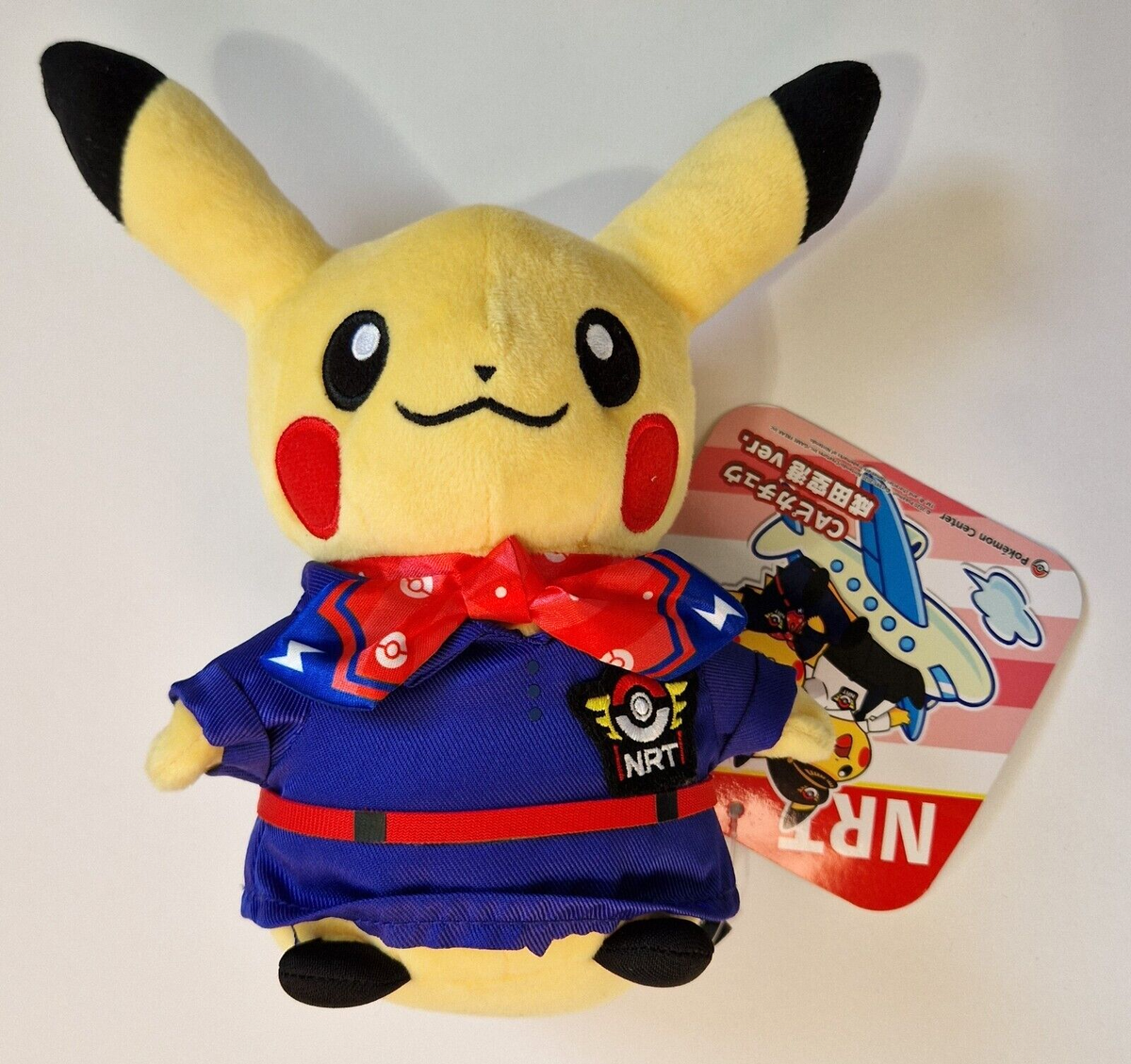 Cabin Crew Pikachu Plush (Narita Airport Exclusive)