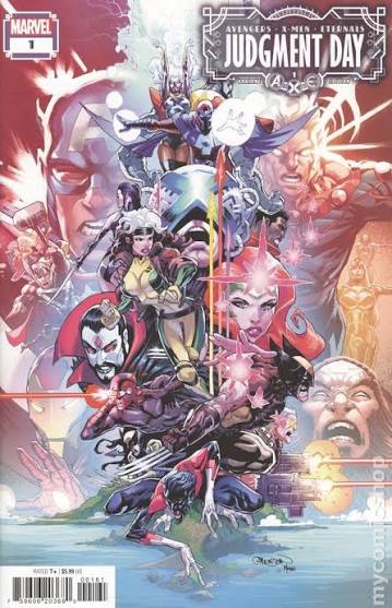 Avengers X-Men Eternals Judgment Day #1 - Cover F