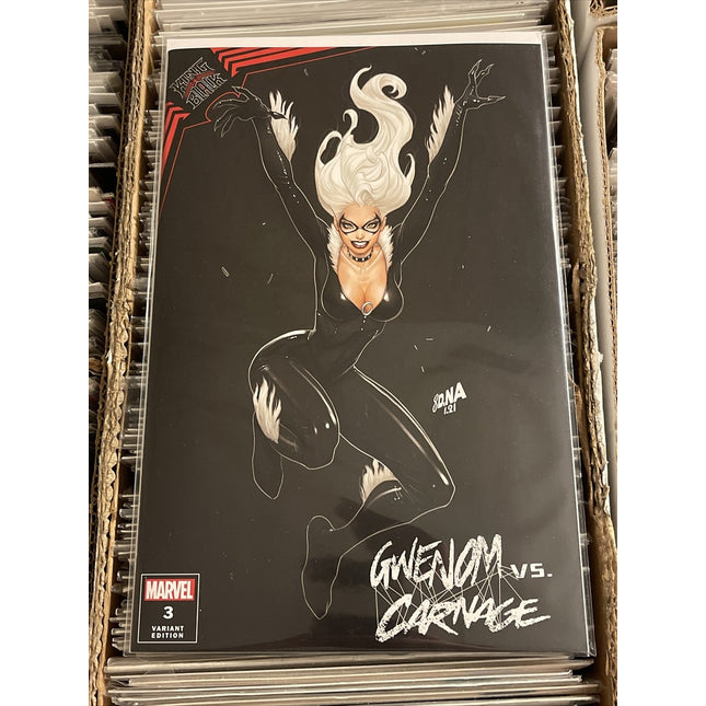 King in Black - Gwenom vs. Carnage #3 - Comics Illuminati Exclusive Cover by David Nakayama