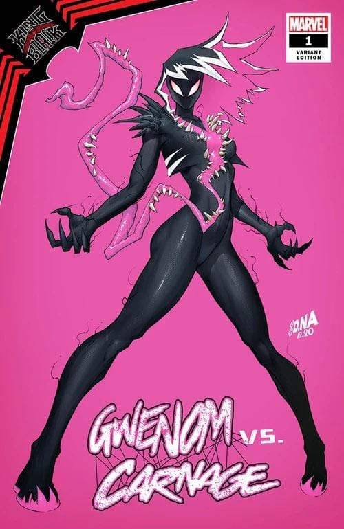 King in Black - Gwenom vs. Carnage #1 - Comics Illuminati Exclusive Cover by David Nakayama