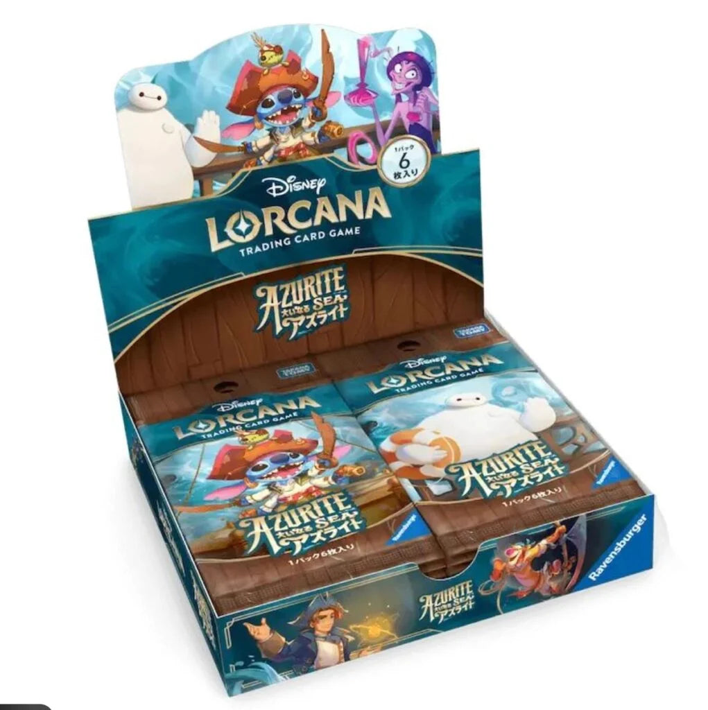 Disney Lorcana TCG – Azurite Sea Booster Box (Japanese)