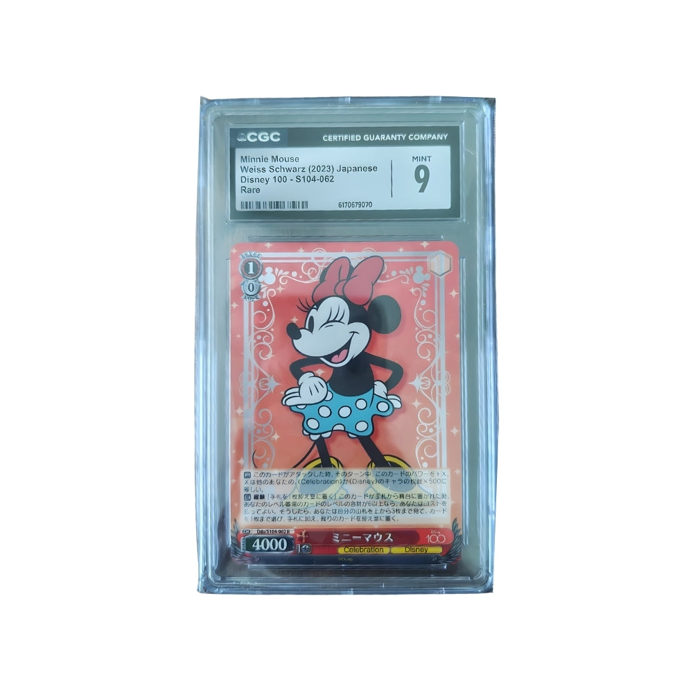 Minnie Mouse S104-062 JP - Weiss Schwarz Disney 100 - CGC 10