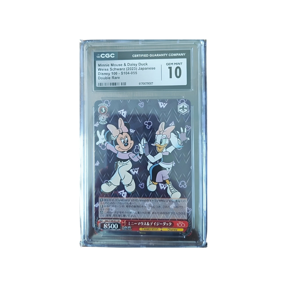 Minnie Mouse and Daisy Duck S104-055 JP - Weiss Schwarz Disney 100 - CGC 10