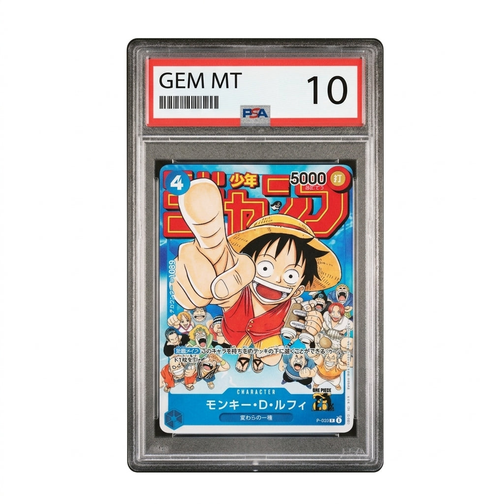 Monkey.D.Luffy [Shonen Jump] P-033 JP - PSA 10