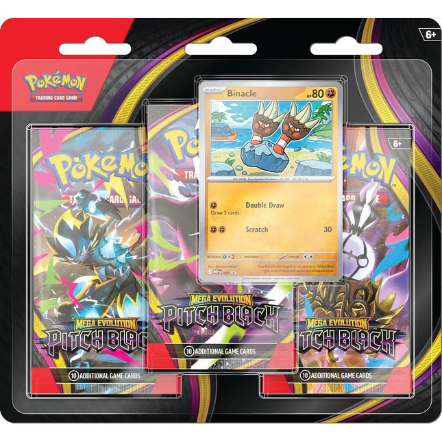 Pitch Black 3 Pack Blister