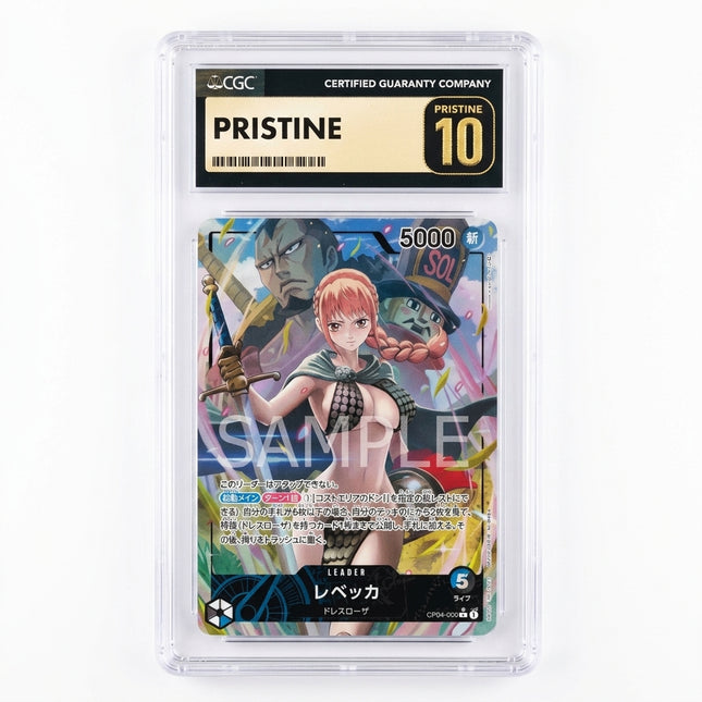 Rebecca Alternate Art OP04-039 JP - CGC Pristine 10