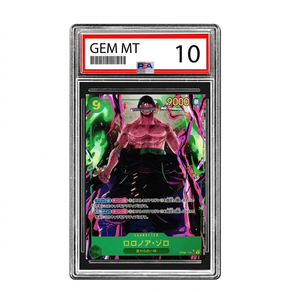 Roronoa Zoro SEC OP06-118 JP - PSA 10