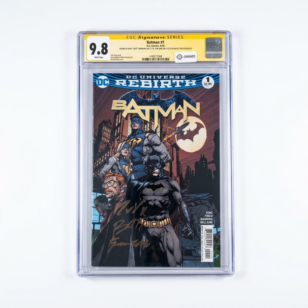 SIGNED: Batman #1 DC Comics 6/16 - Matt 