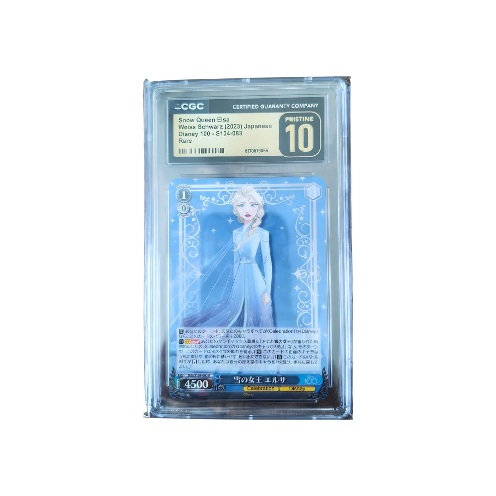 Snow Queen Elsa S104-083 JP - Weiss Schwarz Disney 100 - CGC Pristine 10