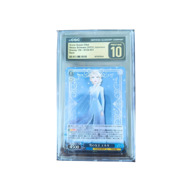 Snow Queen Elsa S104-083 JP - Weiss Schwarz Disney 100 - CGC Pristine 10