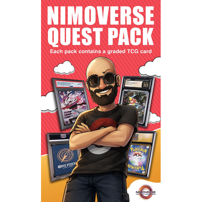 Nimoverse Quest Pack – Mystery TCG Slab Pack (1 Graded Card per Pack)