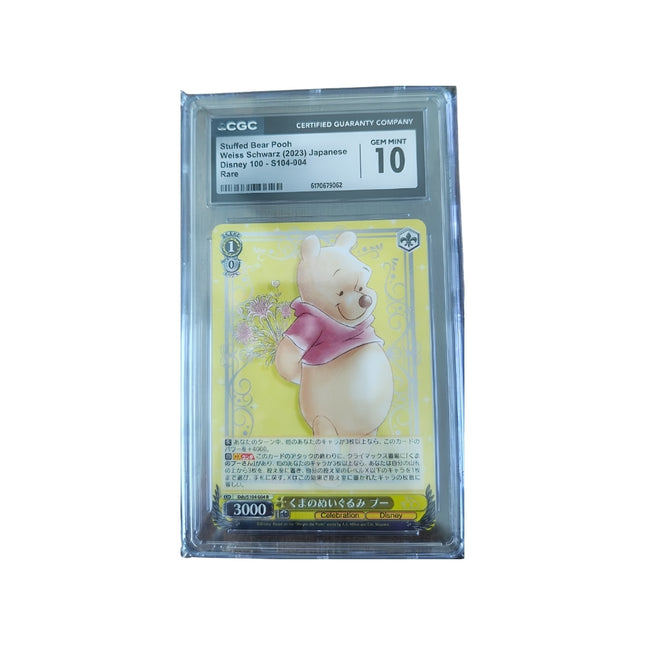 Winnie The Pooh S104-004 JP - Weiss Schwarz Disney 100 - CGC 10