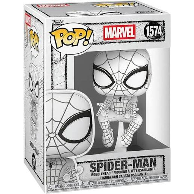Funko Pop! Marvel Spider-Man Sketched Collectible Figure